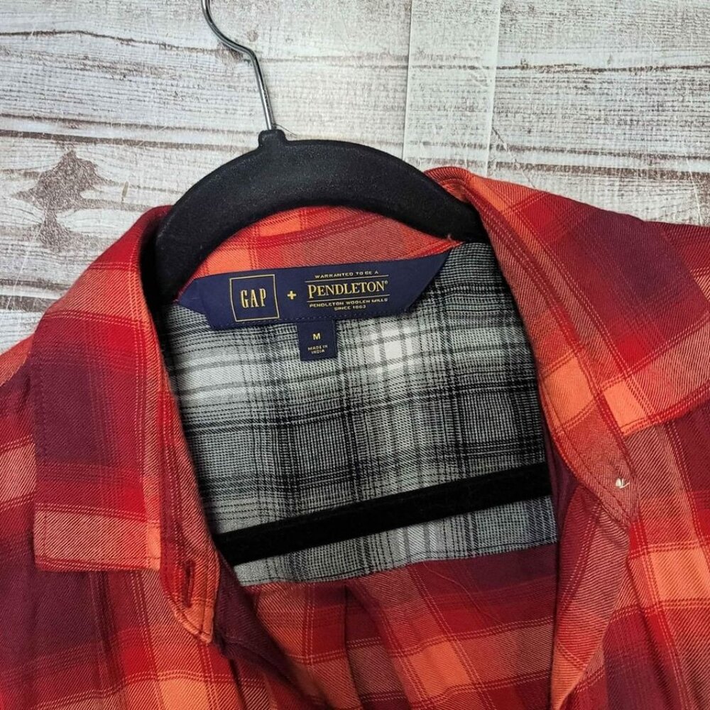 Gap Pendleton Womens Plaid Button Down - image 2